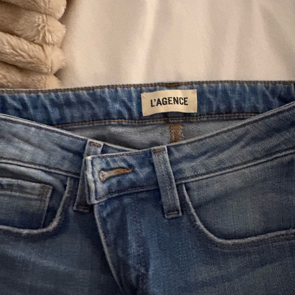 L'AGENCE Light Blue Flare Jeans - Picture 2 of 2